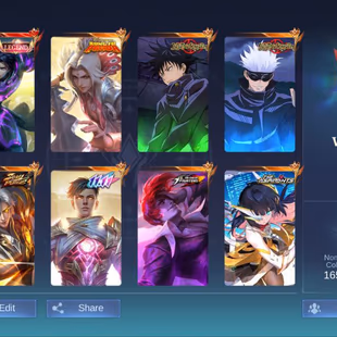 ML/ 71/ WORLD COLLECTOR/ 720 SKINS/ KOF ALL SKINS/ NARUTO 04/JJK 2/VESSEL AAMON/2 EPIC RECALL/HIGH WR 68/COLLECTOR YSS/ - Image 2