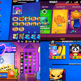 90K | FULL MAXED 98 P11 | 81 PRESTIGE | METEORIC FAME 1 | 90 TITLES | 81 HYPERCHARGES | 13 BUFFIES | 2 BRAWLER KEYS - Image 4