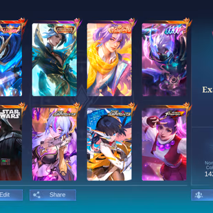 HIGH STAR ASSASIN FIGHTER BASED ACC || ALMOST MEGA COLL || 1 LEG 10 GRAND 15 EXQUISITE || EX 342 STAR || GOOD RECALL WR - Image 1