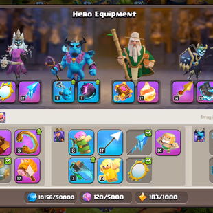🔥15000 Gems🔥 || Th17 || 2500 Cwl Medals || High Epic Equipment || Heroes 80-82-42-62-38 || Nc Free || Cheapest - Image 4