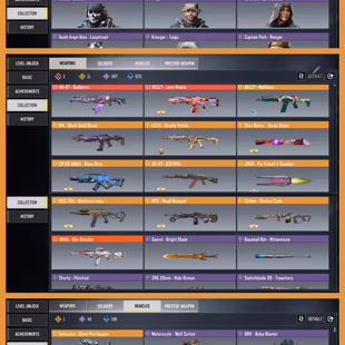 💥2x Mythic (AK-47 -AK117 ) | 11x Legendary Guns | 🚁 Legendary Helicopter |Full Ownership | Activision Login - Image 4