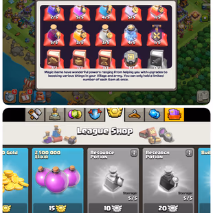 F504-||🔥TH17 ALMOST MAXED🔥||HEROS-95-95-61-70-39 || 6600 GEMS|| 15X EPIC EQUIPMENT HIGH LEVEL||FULLY LOADED MAGIC ITEM - Image 6