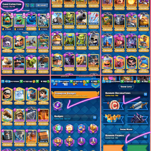  ELITE TOP-3 ACCOUNT SERVER: USA 12K SCORE |  ARENA 24 SA3 120 MAXED CARDS |  63 ELITE SET 17 EVOS UNLOCKED | LVL 66 - Image 3