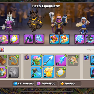 🔥TH 15 - 12 EPIC EQUIP (8 EPIC LV 17 UP)🪖 XP 205 | PET 8 | CWL 835 | NC FREE | MUCH OBSTACLE & MAGIC | 83-90-62-61-39 - Image 7