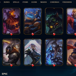 SEVER [ NA ] - 395 LVL  - PLAT II FELX  - 222 SKINS - FULL CHAMP [ 153221 BE - 94 RP ] - ( 121 ) MYTHIC ESSE FULL ACCESS - Image 3