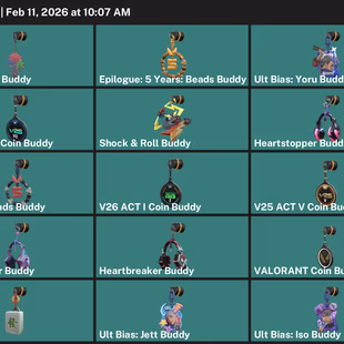 Asia-Pacific ✨ 12 Skins ✨ 7 Agents | 15 Buddies | 32 Level | 175 VP | 1 Knife | 245 Radiant Points | Instant Delivery - Image 4