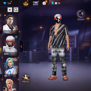 X252|Lvl 74|56 CHARACTER|170 COSTUME|AURUMDEUS SPORTS CAR|269 WEAPON(4 EVO+40 MYTHIC)|Ak47 Blue Draco Lvl 6|Mp40 Predato - Image 4