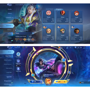 MOONTON | LV 147 | LUCKYBOX EUDORA - BLAZING LAYLA AND ALDOUS - SPONGEBOB CYCLOPS | HERO 131 | SKIN 271 | BP 820K - Image 4