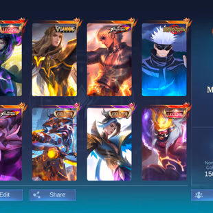 MOST RAREST HYPER BASED ACCOUNT || HIGH STAR EX 507 || DEMANING SKIN || DECENT WINRATE || HIGH LEVEL || RARE ACCOUNT - Image 2