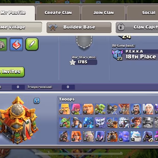 TH-16 [MAXED DEFENCE] | MIRROR-ARROW [MAX] FIREBALL-BOOT [17] | 6 BUILDER | XP-202 | HERO 55-63-45-33-20 | 1785 STARS |  - Image 7