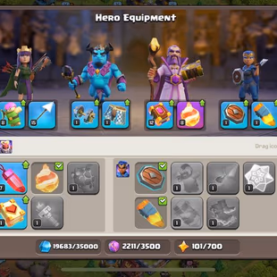 [MAXED DEFENCE] TH-13 | 777 MEDAL | HERO 61-66-45-48-19 | XP-151 | BLUE WALLS | BEST CHEAP DEAL | - Image 5