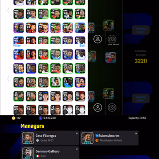 3220x Strength|Full Meta|Pele-109|BigTime-Steven Gerrard|Adriano-105|Lothar Matthaus-105|Fabio Cannavaro|Bernardo Silva| - Image 4