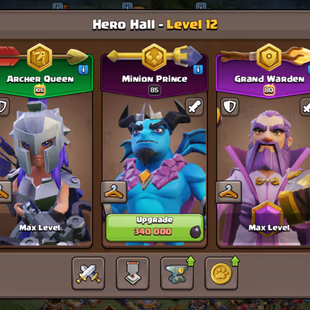 🔥TH18 MAX CLOSE🔥7000-GEMS!!SB/MAX FA/MAX SnB/MAX MM/MAX AF/MAX MS/20 LP/20 EB/MAX RS/20 FF/20!!HEROES 105-105-85-80-55 - Image 3