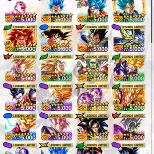 Dragon ball legends account 700m power, 63 lf and 9 ultras - Image 3