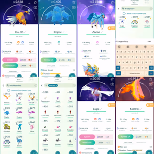 1891 Level 70 Eternatus GMax Charizard Dark Skies BG x6 tradeable Galarian Moltres Lugia100  Shiny Palkia Spacial Rend - Image 4
