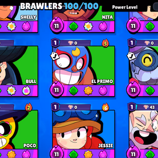 333-GEMS | 95.2K TROPHY - 340X SKINS | 100/100 BRAWLER | 50X MAX | 38X HYPER | 3v3 WINS | 75 TOTAL PRESTIGE | BEST DEAL - Image 5