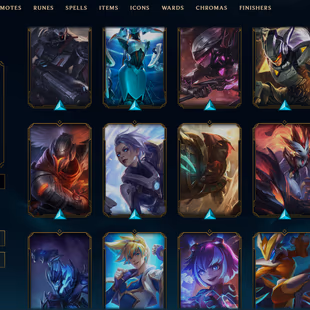 SEVER [ EUW ] -160 LVL  - UNRANK - 217 SKINS - 141 CHAMP [54439  BE -37  RP ] - FULL ACCESS - Image 7