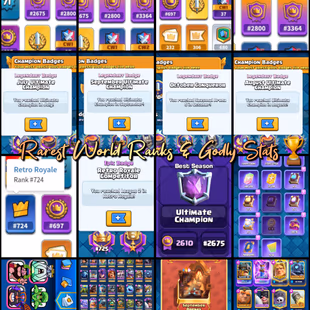 [ GOD Esports]5 Times WORLD RANK n UC RARE GHOST GEM GOBLIN CRY 15K TROPHY FULL 121 MAX 62 ELITES 30 EVOS 10 YEAR OLD - Image 2