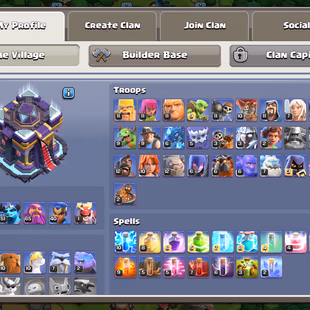 🔥TH 15 ALMOST MAX🔥2214 MEDALS-11200 GEMS-XP 228-EPIC SB 24 EB 24 RS 24 GG 14 FB 14-HERO 90-90-65-40-WALLS DEFENSE MAX - Image 4