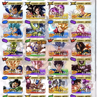 D965-IOS+Android-LR Super Vegito+6 UL(SS4 Goku+SS4 Vegeta+SS4 Gogeta+SS Goku)+43 Legend Limited+Good Equipment+Good Team - Image 4