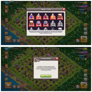 TH14 RUSH ID  / 4 EPIC EQUIPMENT / XP-88 / HERO 38-36-29-20-13 / 500 GEMS NAME CHANGE / MAGIC ITEMS /  OP - Image 2