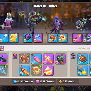 ALL EQUIPMENT MAX 💎DECORATED TH 18💎 700 STARRY ORE - WAR ARENA -15k CUPS - 1700 MEDAL - MAX BH 10- AVAILABLE - CHEAP - Image 3