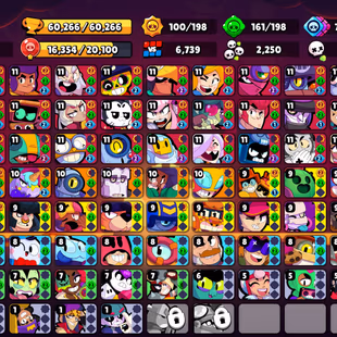 🌟12 MYTHIC SKINS🌟282 SKINS | 60.300 TROPHY | 97 BRAWLERS | 36 HYPERCHARGED | 41 MAXED BRAWLERS | 3 BUFFIES - Image 3