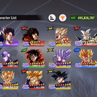 D927-IOS+Android-Nice Acc-11 UL(SS4 Goku+SS Goku+Goku Uis+SS4 Vegeta+Hit+Gohan+Super Vegito)+41 Legends+Vip Equipment - Image 3