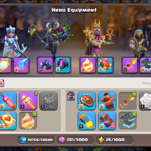 Th18 Almos Max [India Local] | Hero-102-105-75-55 | Equipment-11-Epic Almost Max [50-percent Discount Shop] | XP-264  |  - Image 6