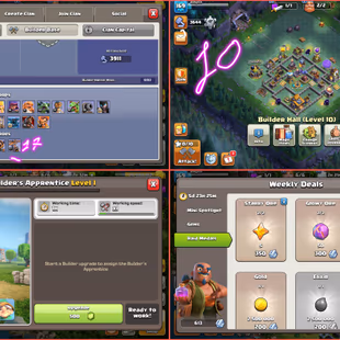  🔥TH14 STACKED | 5220 PB | LVL 169 | STRONG HEROES | BH10 MAX | RENAME | INSTANT - Image 5