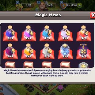 (RARE ACCOUNT 3 SKIN MEDALS) TH17 NEAR MAX | 836STAR POTION | 22 SKIN HERO | MANY MAGIC ITEMS | 365MDALS | 2237 WS 5620  - Image 5