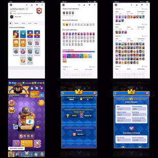 LVL-70!🔱23K GEMS! 12500 TROPHY!! 12x EVOS[ FULL MAGIC ITEMS- 13x EVO SHARDS]! 75x MAX CARDS[ 17x ELITE]! 122x EMOTES[ E - Image 2