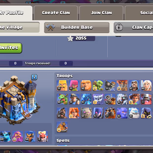 XP 226🔥6 EPIC EQUIPMENT MAX!TH 18 NEAR MAX🔥HEROS:100-100-69-80-54!NC 1K GEMS!VERY STRONG DEFENCE!GOOD TROOPS - Image 3