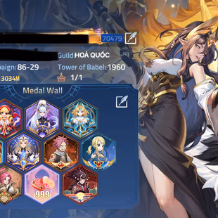 All Platform - Lv 455 - Vip 12 - SV 70479 - Power 13034M - 113 Awakened - 15 Skins Epic - 13 UR - 11k Gems - Image 3