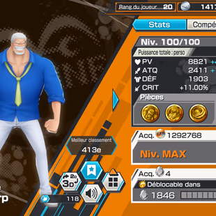 Compte Bounty : Barbe Noire 80, Garp Max, Kizaru Max, Gear5 68 - Image 3