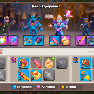 BEST OFFER | FOR TH 18 | LEAGUE WARDEN | HIGH DEF ACC | HEROES: 58-60-28-41-31 | 9 EPIC TOTAL | 4X EPIC 20 LVL |NC FREE - Image 7