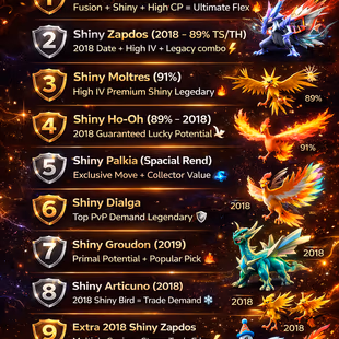 🎯LVL 55 OG 2016 STACKED ACCT 👹| 135 SHINY | 254 LEGEND |  FUSED SHINY KYUREM 4156 CP | 254 TRADABLE LEGEND | INSTANT  - Image 1