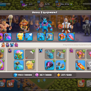 2019 TREE - FULL MAX TH 12 - HEROES MAX - 1556 WWS - 500 GEMS - PIXEL SCENERY - INSTANT AVAILABLE - Image 8