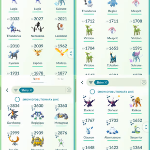 🔥 [SUPER PREMIUM] 🌸LVL 53 9 SHINY LEGENDARY  2X SHINY MEWTWO  129 LEGENDARY  98 SHINY  3 HUNDO LEGENDARY MASTER BALL  - Image 5