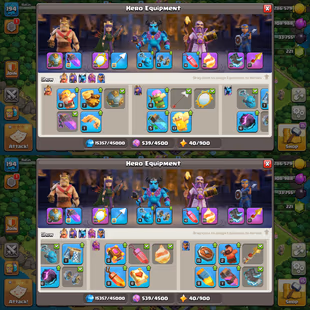 🔥ALMOST MAXED TH-15🔥XP-194! SB[17L] MM[20L] FB[20L] EB[20L] RS[17L]! HEROES:-61-47-43-37-28! ALL PETS! FAST DELIVERY  - Image 4