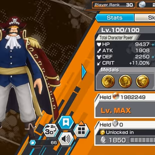 [4112][IOS+ANDROID] 11 EX - Garp + Roger + Shanks + Kizaru + Law + Saturn + Zoro + Akainu + Zephyr + Blackbeard  - Image 5