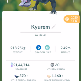 NECROZMA ZEKROM KYUREM RESHIRAN []  LEVEL 50 [] LEGENDARY 35 [] SHINY 12 [] POKEMON 86 [] RENAME AVAILABLE  - Image 5