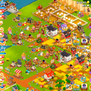 🔥CRAZY DEAL LEVEL 103🔥 BARN 10002:10000 | SILO 162:3100 | 10 MILLION COINS | 859 DIAMOND | CHECK PHOTOS | INSTANT  - Image 3