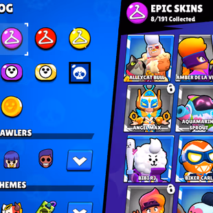 128 [8 MAX BRAWLS] [68 SKINS] [12305 TROPHIES] - Image 8
