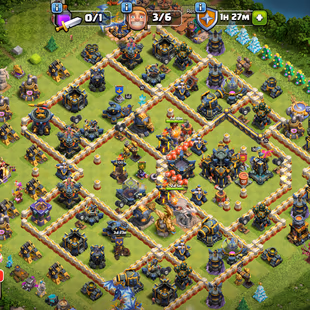 🔥TH 17 ALMOST MAX🔥XP 191-HERO 98-100-75-50-12-EPIC FB[MAX] EB[MAX] GG 26 FA 23 RS 23 SB 20-NC YES-DEFENSE MAX-BEST - Image 1
