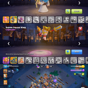 Th11 Max [All Equipments Max] 1 Lvl Left [] War Arena Scenary [] CWL-1940-Medals [] XP-130 [] Old Obstacles [] 7800 Gems - Image 5