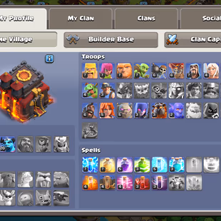 🔥TH10 MAXED[NOTHING LEFT TO UPGRADE]-7X EPIC EQUIPMENT-2X SCENERY-1X AQ SKIN-77 CWL MEDALS-FREE NC- LOTS OF MAGIC ITEMS - Image 6