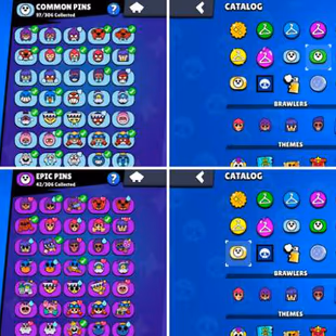 30K Trophies LVL188 | 80/101 Brawlers | 9 Max Brawlers - 3 Hypercharges | 103 Skins | 390 Pins | 222 Icons | 98 Sprays - Image 7