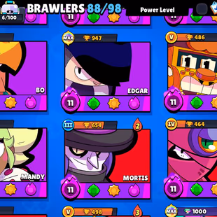 🧶 26 MAX BRAWLERS || 44 HYPERCHARGED 🧶 194 SKINS || BEST PRICES || INSTANT DELIVERY || - Image 6