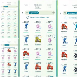 LEVEL 40 | 13 SL TRADEABLE | SHINY ROT DIALGA | SHINY PALKIA SPECIAL REND | 173 LEGENDARY | 75 SHINY | FULL ACCESS  - Image 4